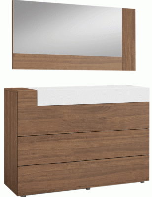 Bedroom Furniture Dressers and Chests Mar Dresser/Chest/Mirror