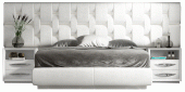 Bedroom Furniture Beds Emporio White Queen size Bed