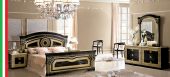Bedroom Furniture Classic Bedrooms QS and KS Aida Bedroom Black w/Gold, Camelgroup Italy