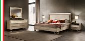 Bedroom Furniture Modern Bedrooms QS and KS Luce Light Bedroom w/ Light