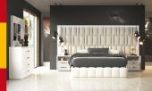 Bedroom Furniture Modern Bedrooms QS and KS Orion QS Bed with Emporio Nightstands
