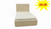 Bedroom Furniture Beds 48" Kroma Sand Birch 48" Bed