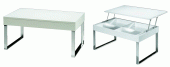 Clearance Living Room J030 White Coffee Table