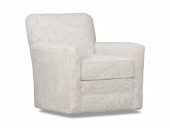 Living Room Furniture Sofas Loveseats and Chairs J2561 Fabric Swivel Accent Chair with Track Arm